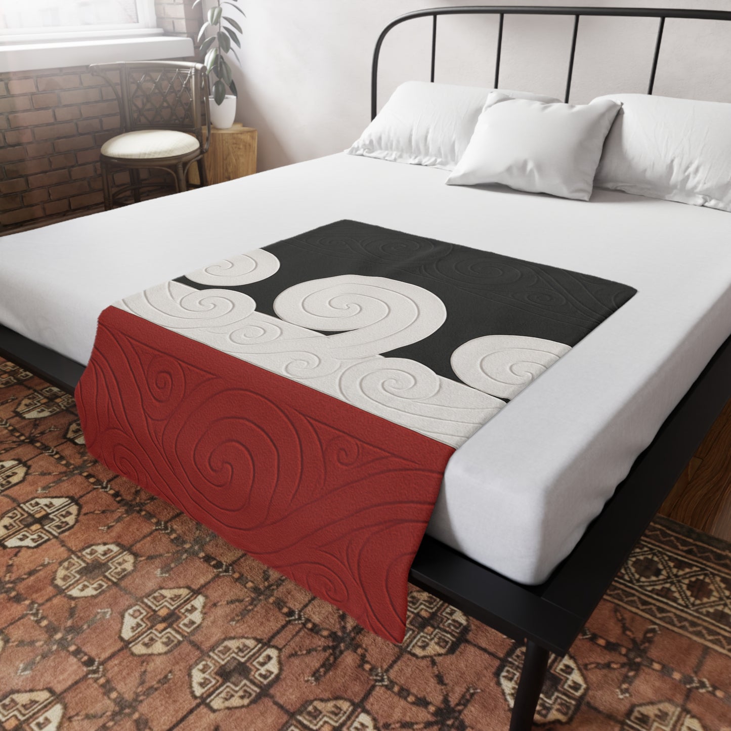 Mana Motuhake #2 Plush Fleece Blanket