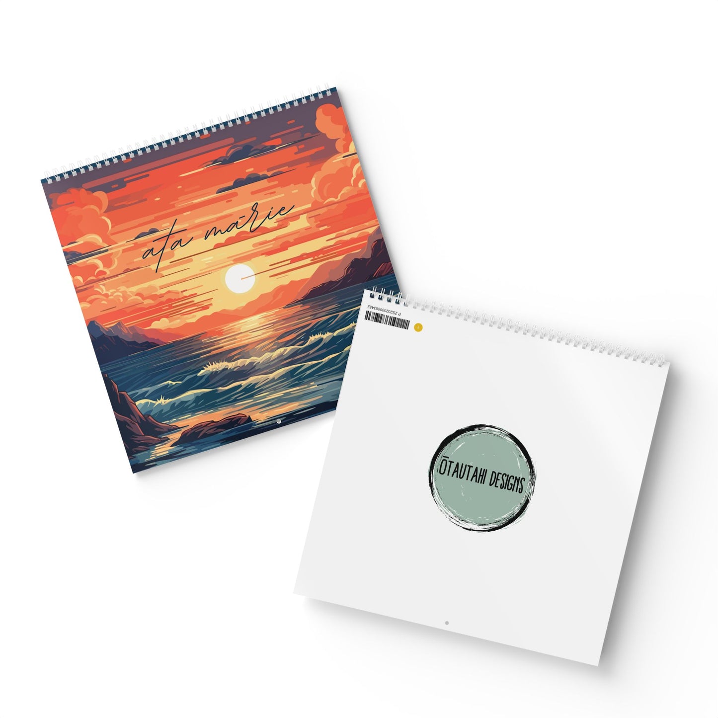 Exclusively Designed Māori Inspired #2 Standard Wall Calendar (2025)