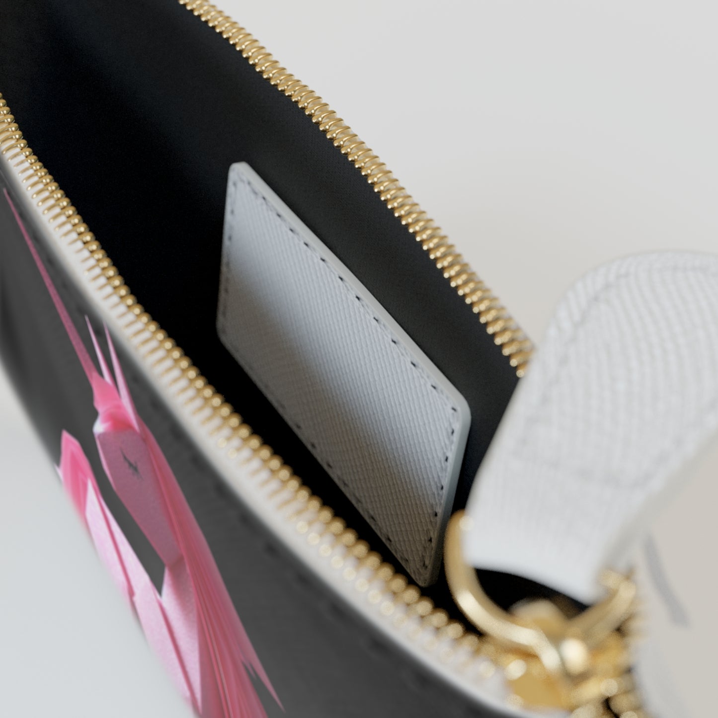 Origami Pink Unicorn Mini Clutch Bag