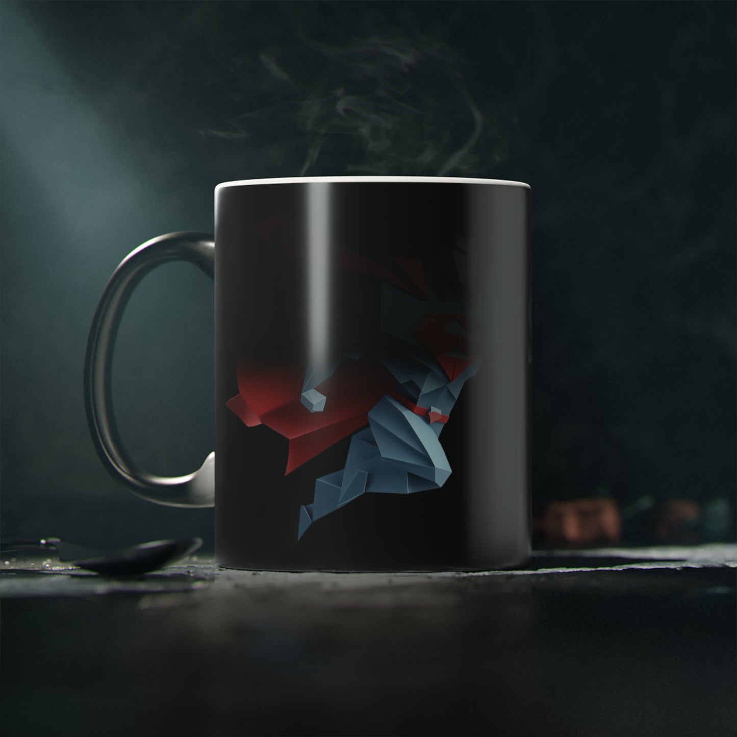 Origami Superman Magic Mug