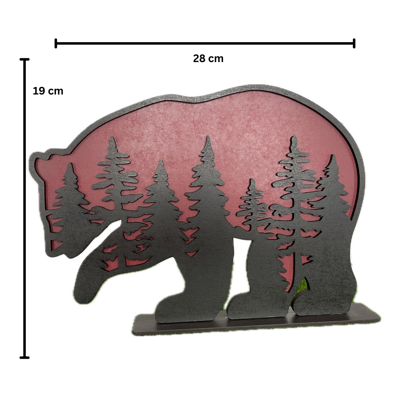 Laser Cut Free Standing Mama Bear Decor