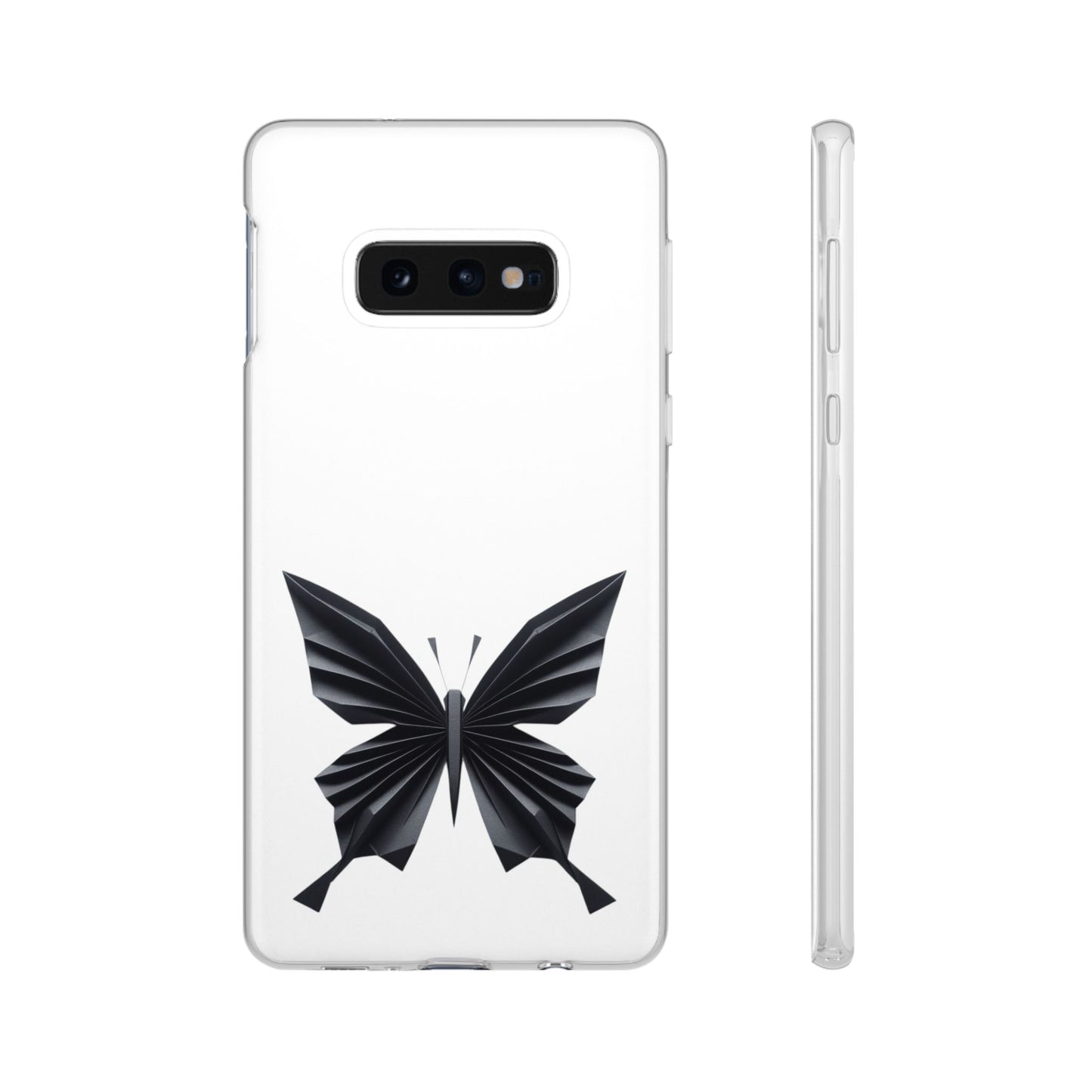 Origami Black Butterfly Flexi Cases