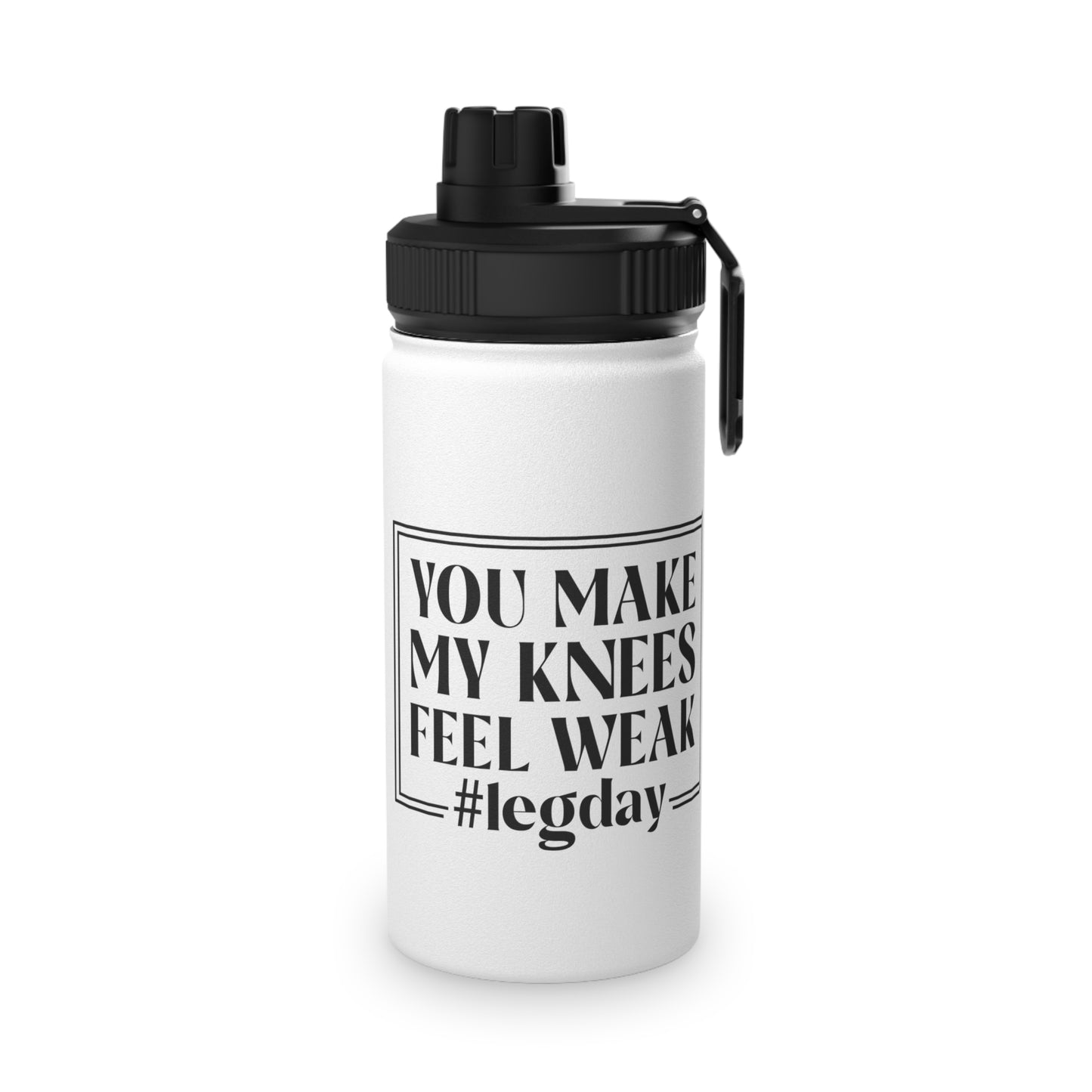 Leg Day Stainless Steel Sports Water Bottle - 3 sizes