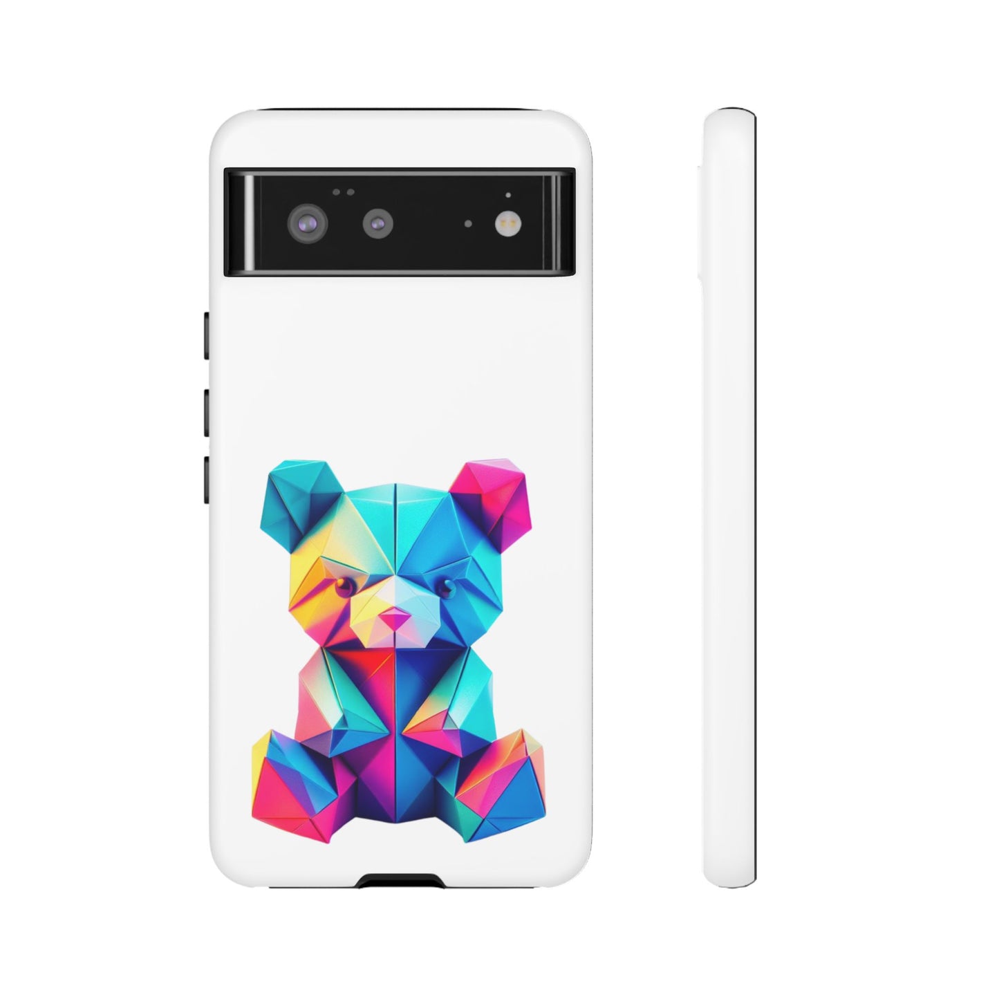 Origami Neon Teddy Tough Cases iPhone/Google/Samsung