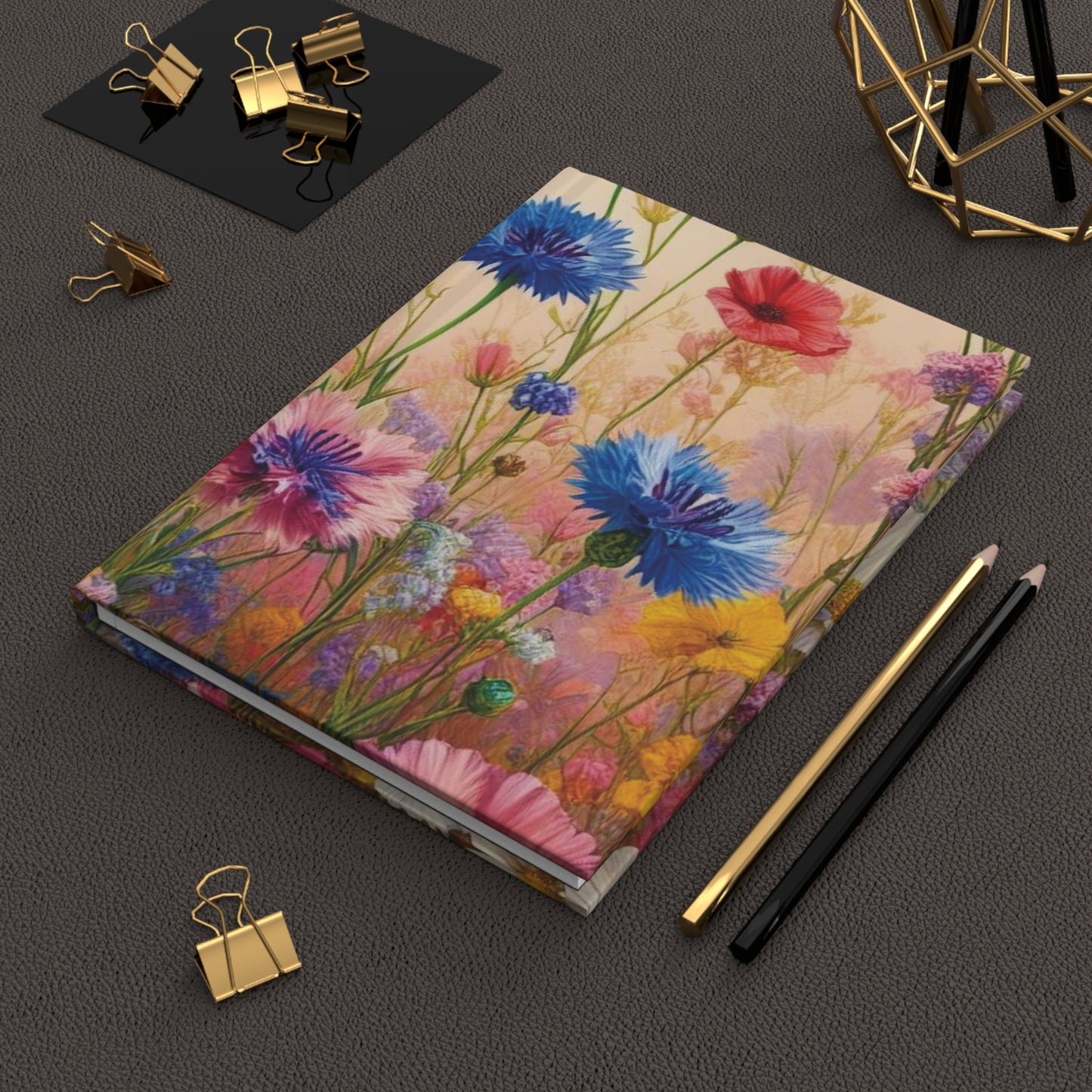 Wild Flowers Hardcover Journal Matte