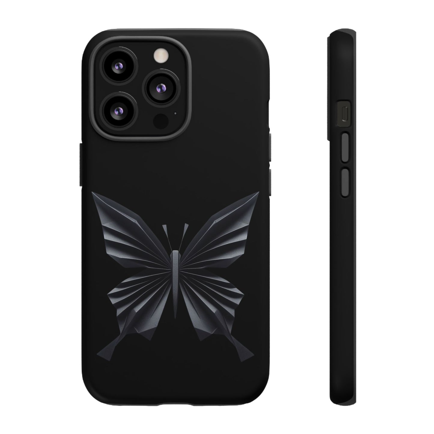 Origami Black Butterfly Tough Cases iPhone/Google/Samsung