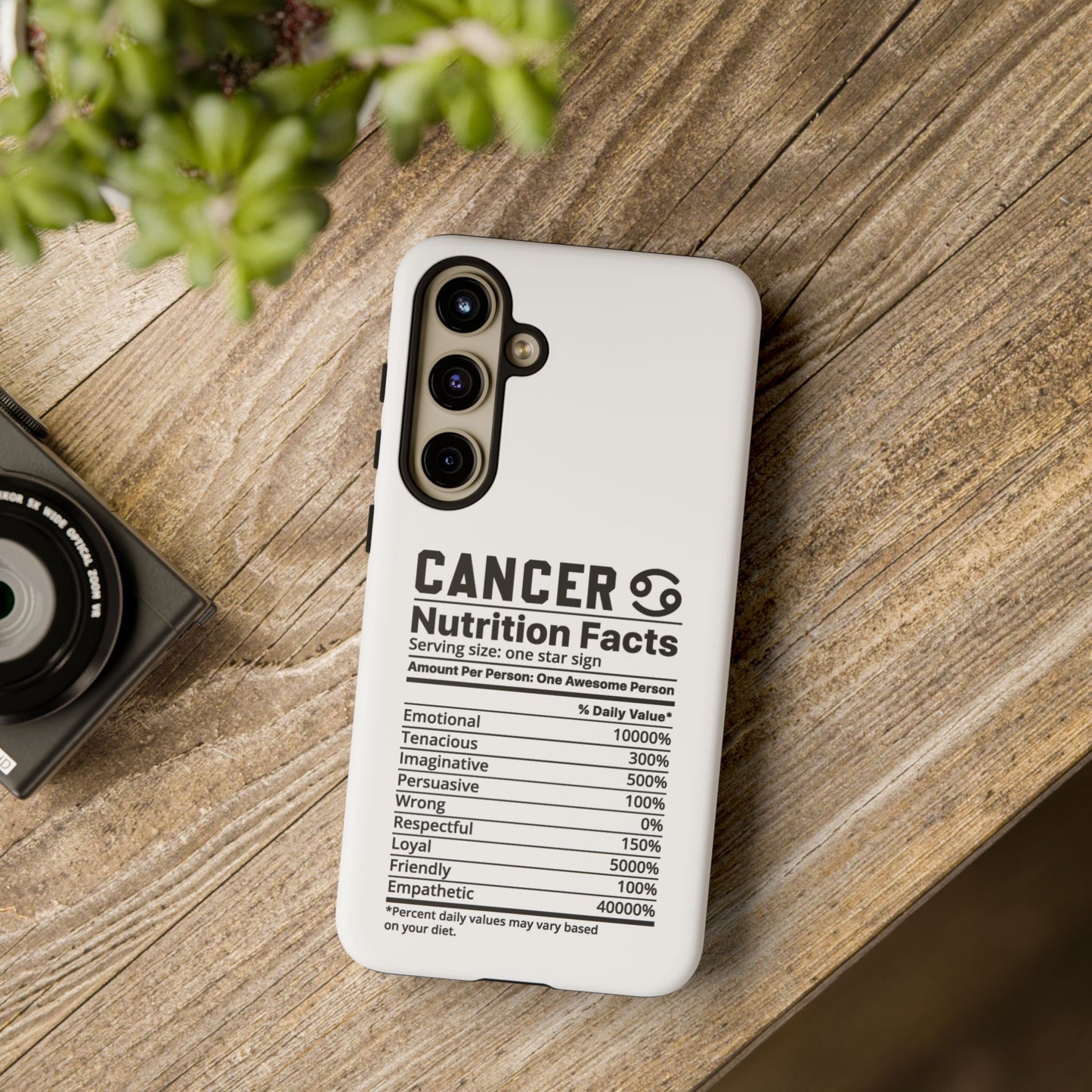 Cancer Nutrition Tough Cases - iPhone/Google/Samsung