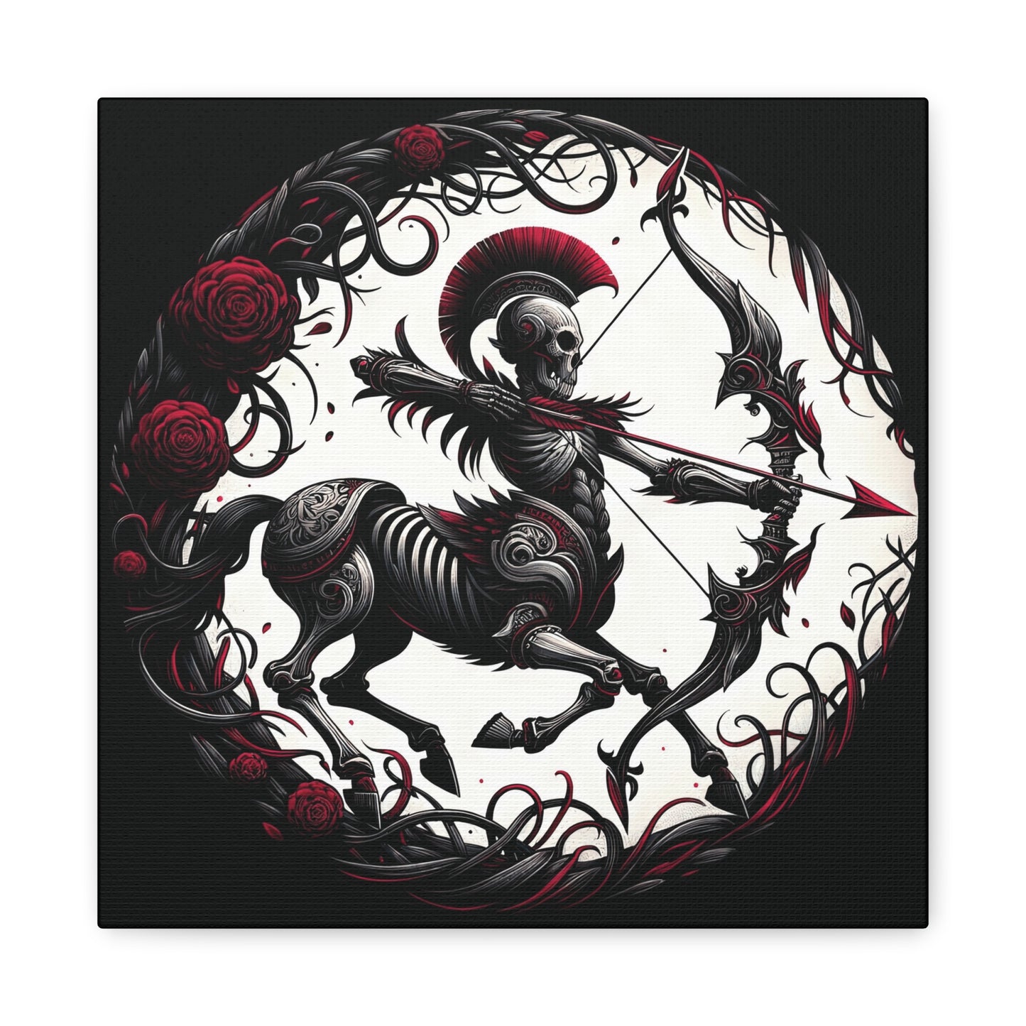 Sagittarius Classic Canvas - Black