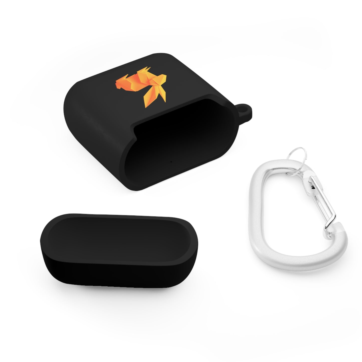 Origami Orange Bunny AirPods and AirPods Pro Case Cover