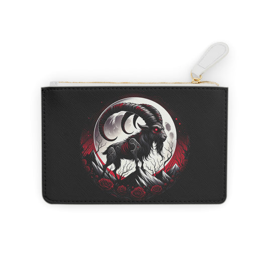 Gothic Capricorn Mini Clutch Bag