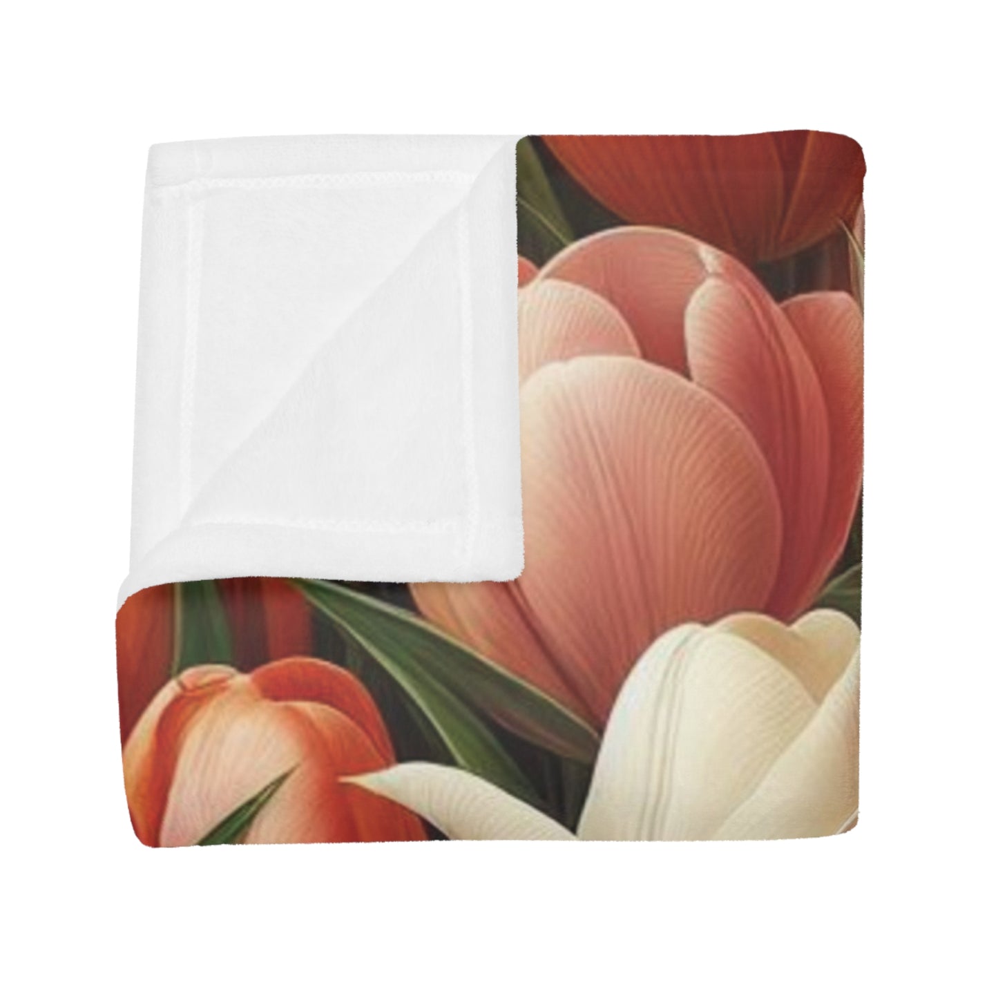 Tulips Plush Fleece Blanket