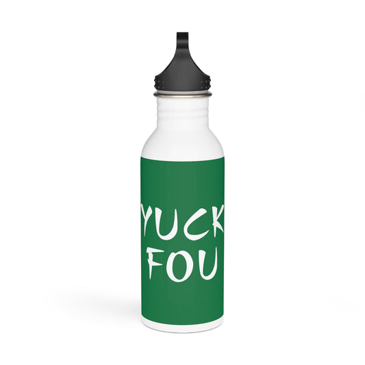 Yuck Fou Stylish Stainless Steel Water Bottle - Eco-Friendly, Durable, Perfect for On-the-Go - Green