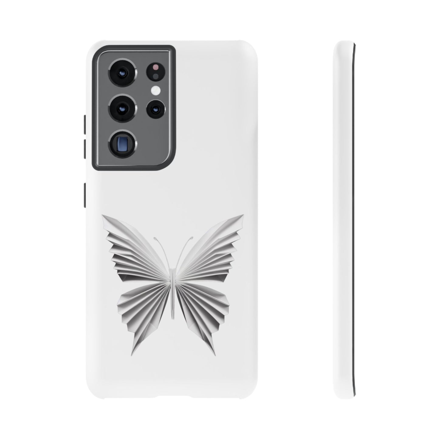 Origami White Butterfly Tough Cases iPhone/Google/Samsung