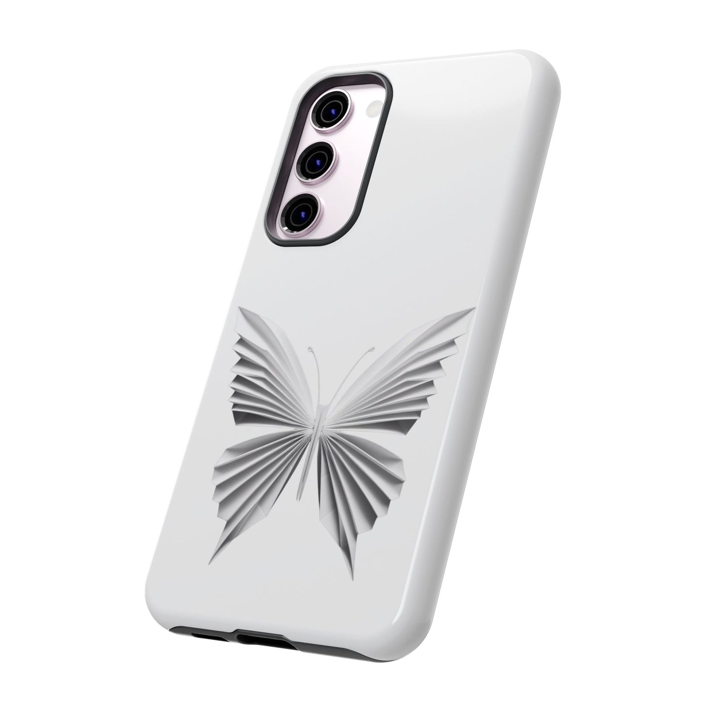 Origami White Butterfly Tough Cases iPhone/Google/Samsung