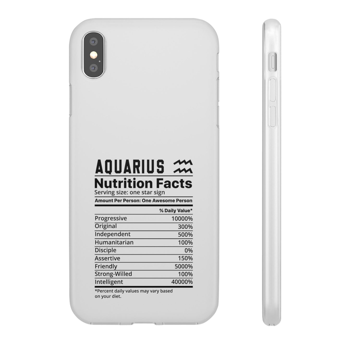 Aquarius Nutrition Flexi Cases iPhone/Samsung with Gift Wrapping Option