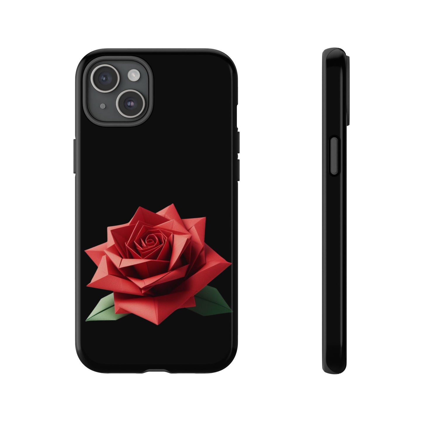 Origami Red Rose Tough Cases iPhone/Google/Samsung