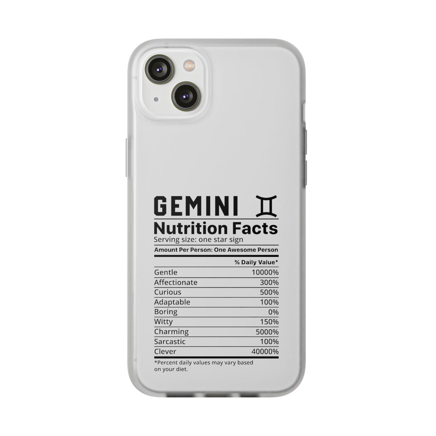 Gemini Nutrition Flexi Cases iPhone/Samsung with Gift Wrapping Option