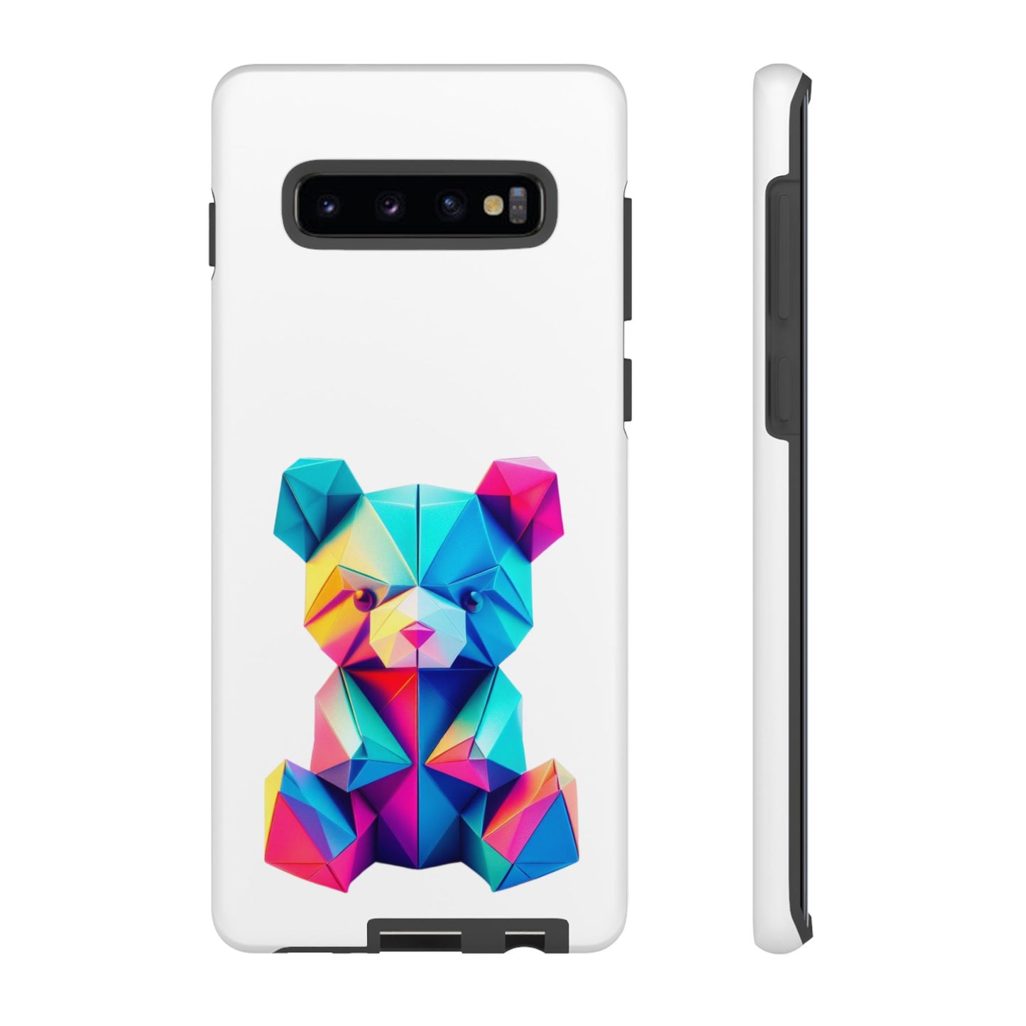 Origami Neon Teddy Tough Cases iPhone/Google/Samsung