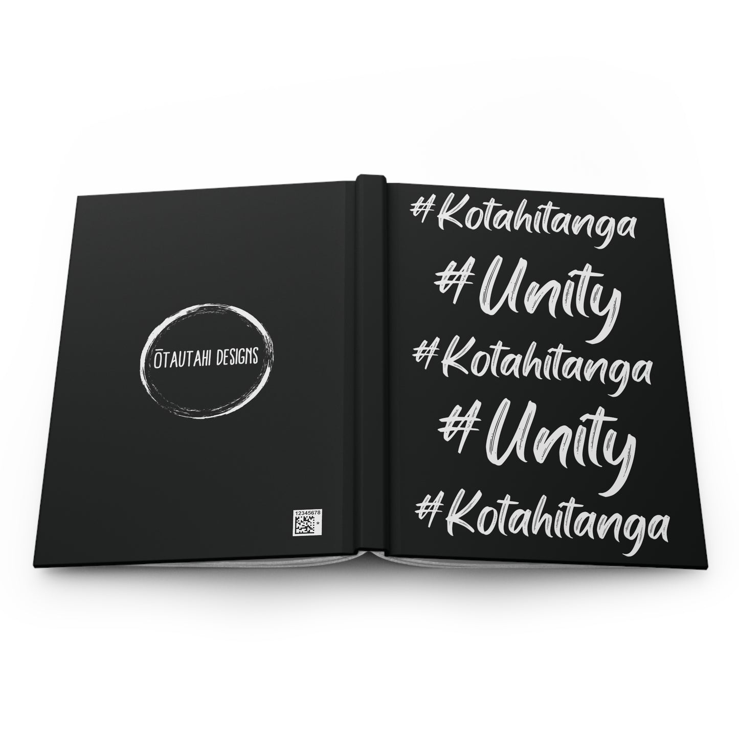 #Kotahitanga #Unity Hardcover Journal Matte - black