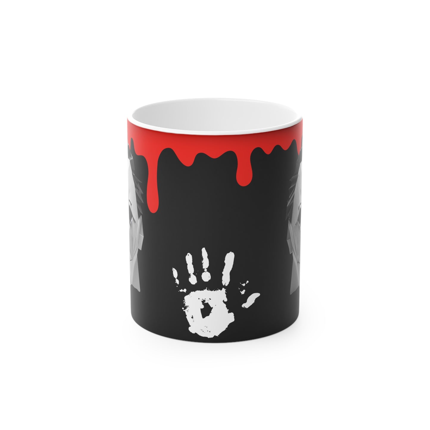 Origami Michael Myers Magic Mug