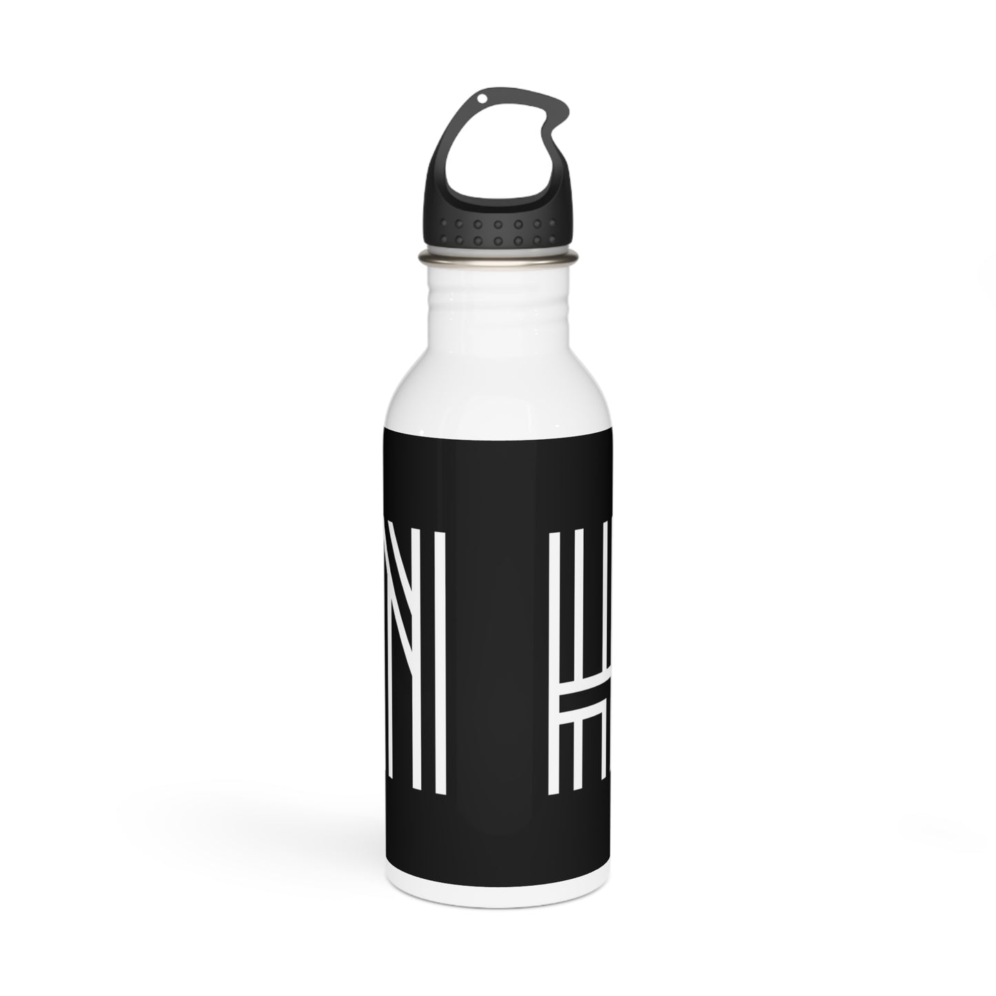 HOON Stylish Stainless Steel Water Bottle - Eco-Friendly, Durable, Perfect for On-the-Go - Black