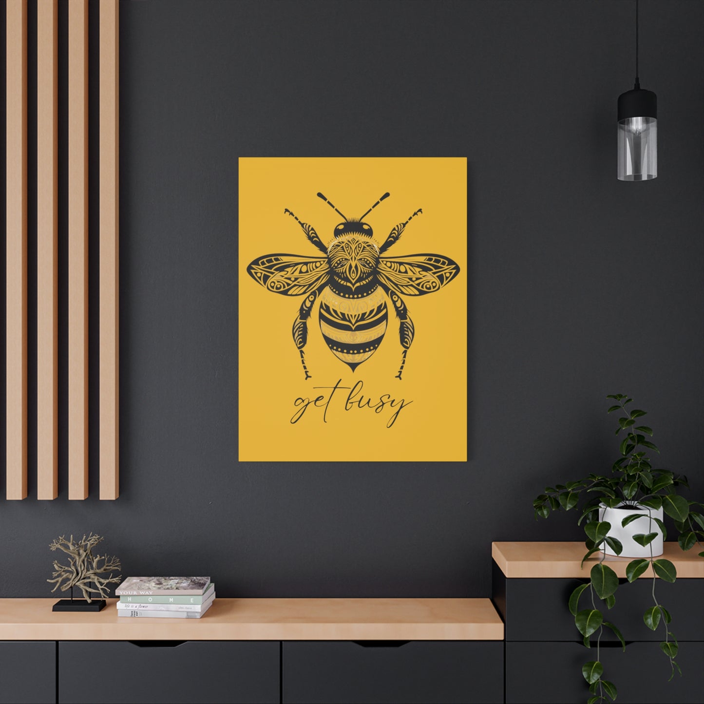 Get Busy Bee Classic Canvas - Yellow