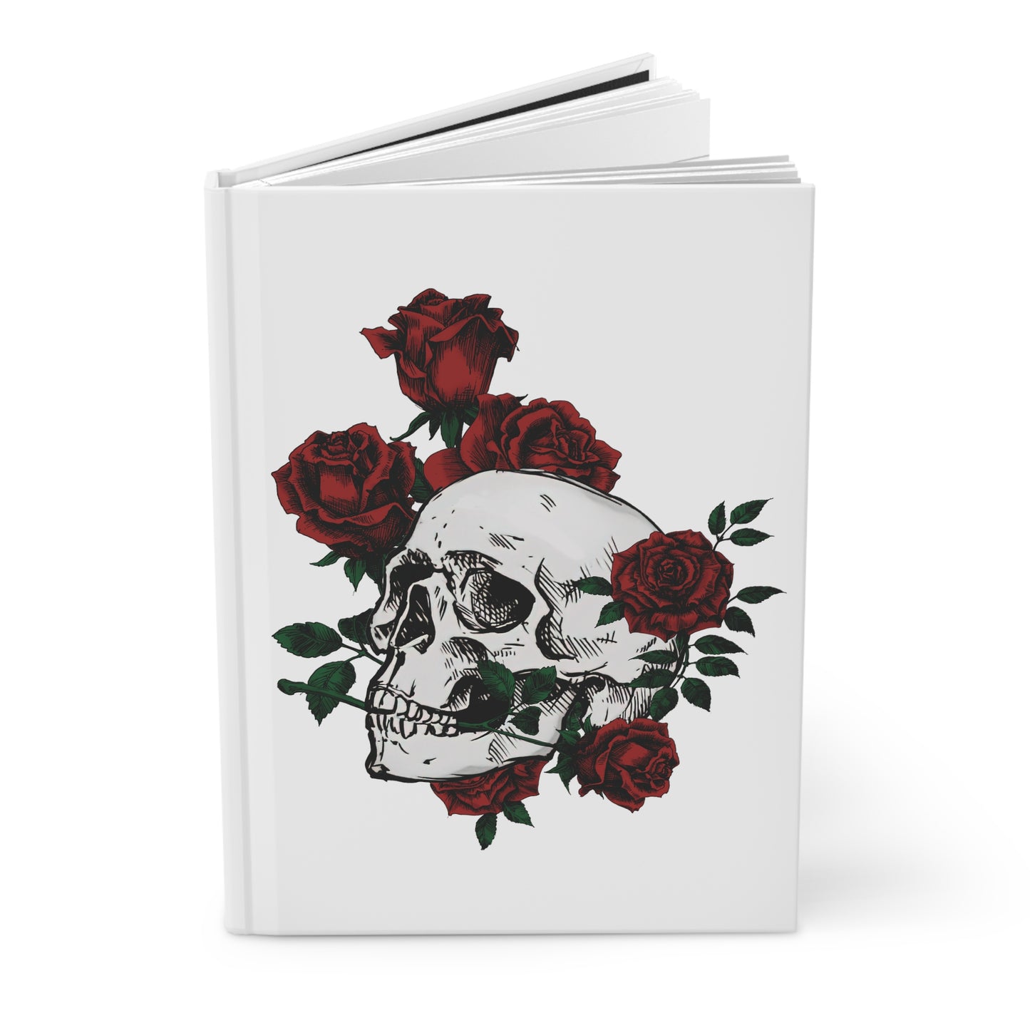 Roses & Skull Hardcover Journal Matte