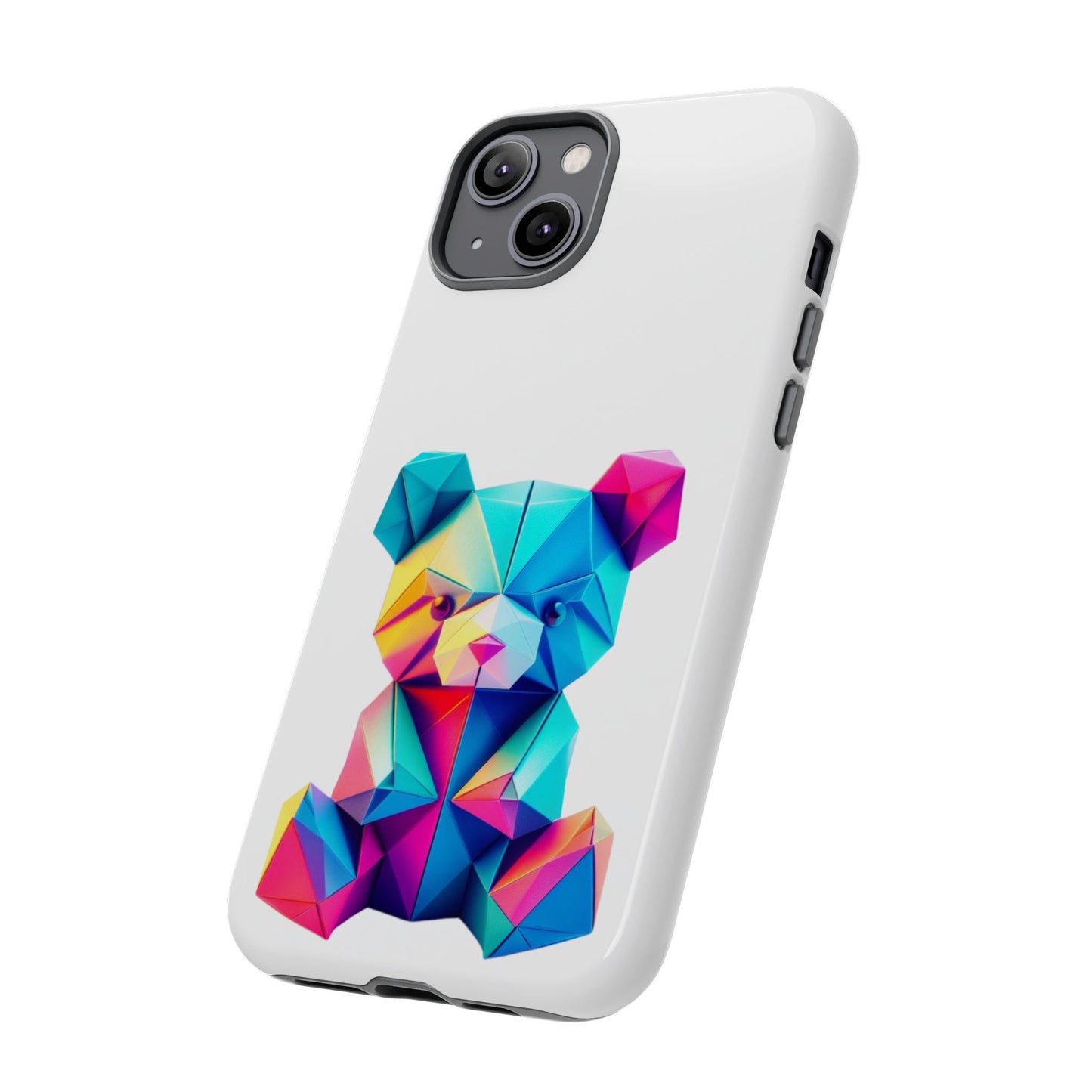 Origami Neon Teddy Tough Cases iPhone/Google/Samsung