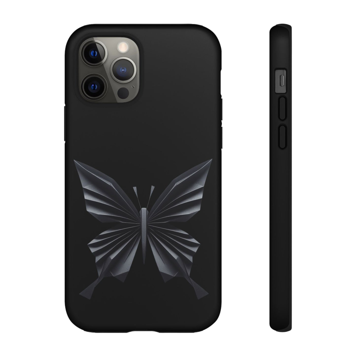 Origami Black Butterfly Tough Cases iPhone/Google/Samsung