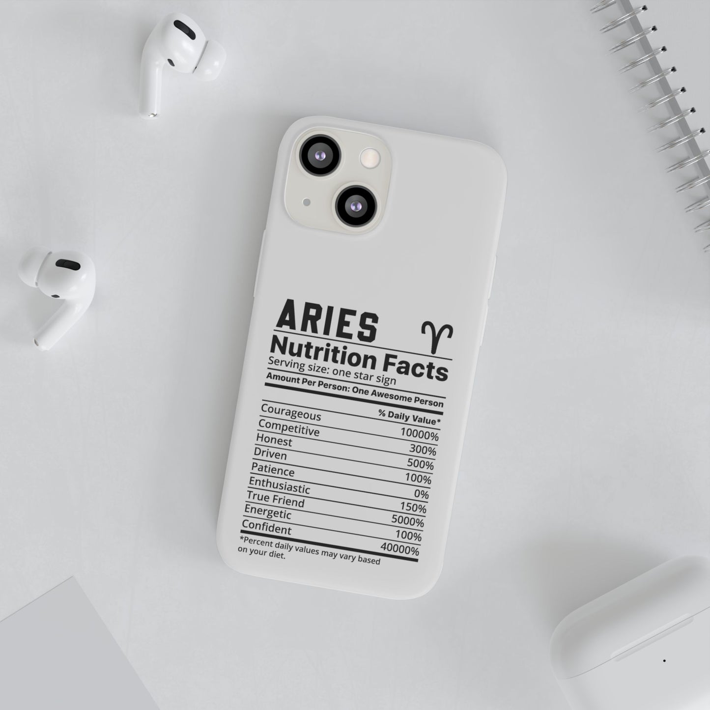 Aries Nutrition Flexi Cases iPhone/Samsung with Gift Wrapping Option