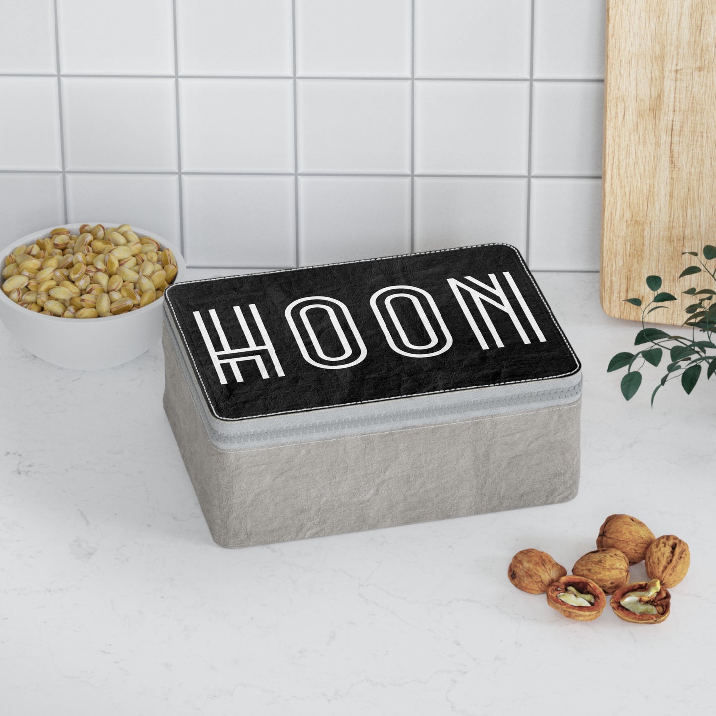 HOON Paper Lunch Bag  - Black