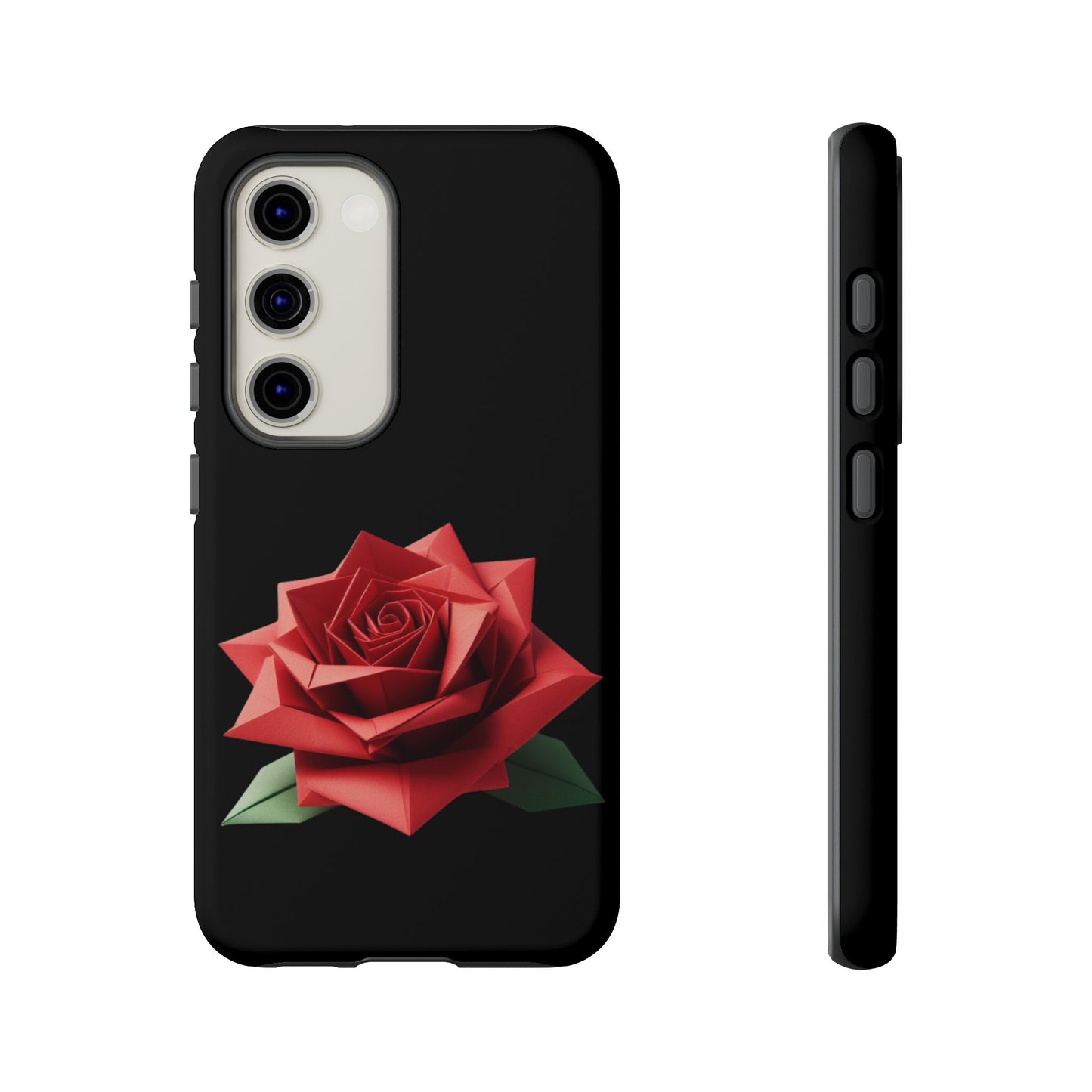 Origami Red Rose Tough Cases iPhone/Google/Samsung