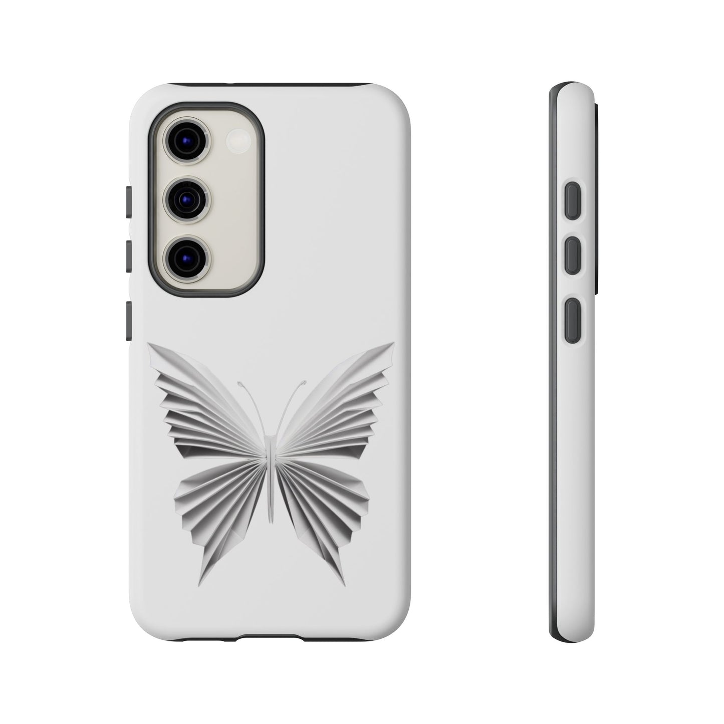 Origami White Butterfly Tough Cases iPhone/Google/Samsung