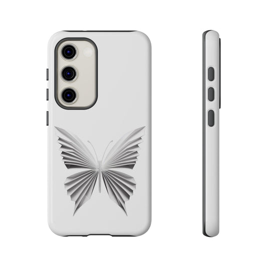 Origami White Butterfly Tough Cases iPhone/Google/Samsung