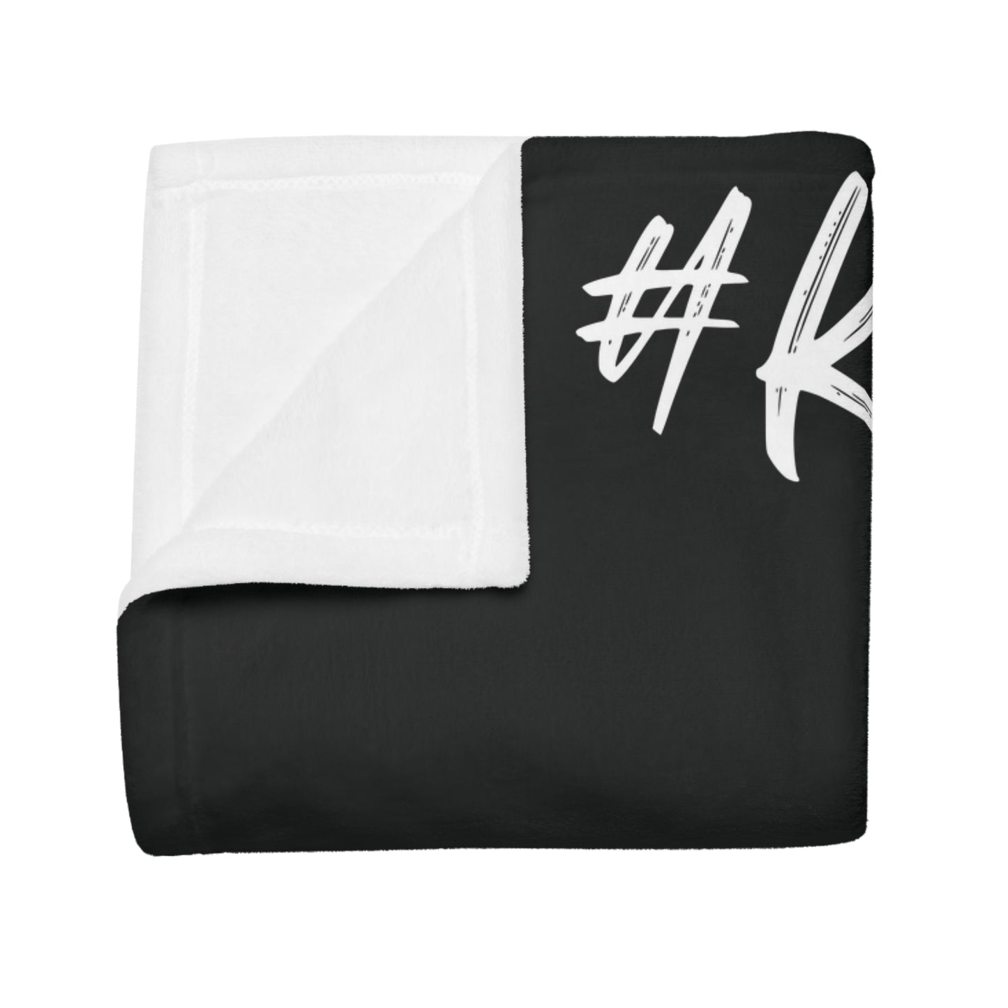 #Kotahitanga #Unity Plush Fleece Blanket - black