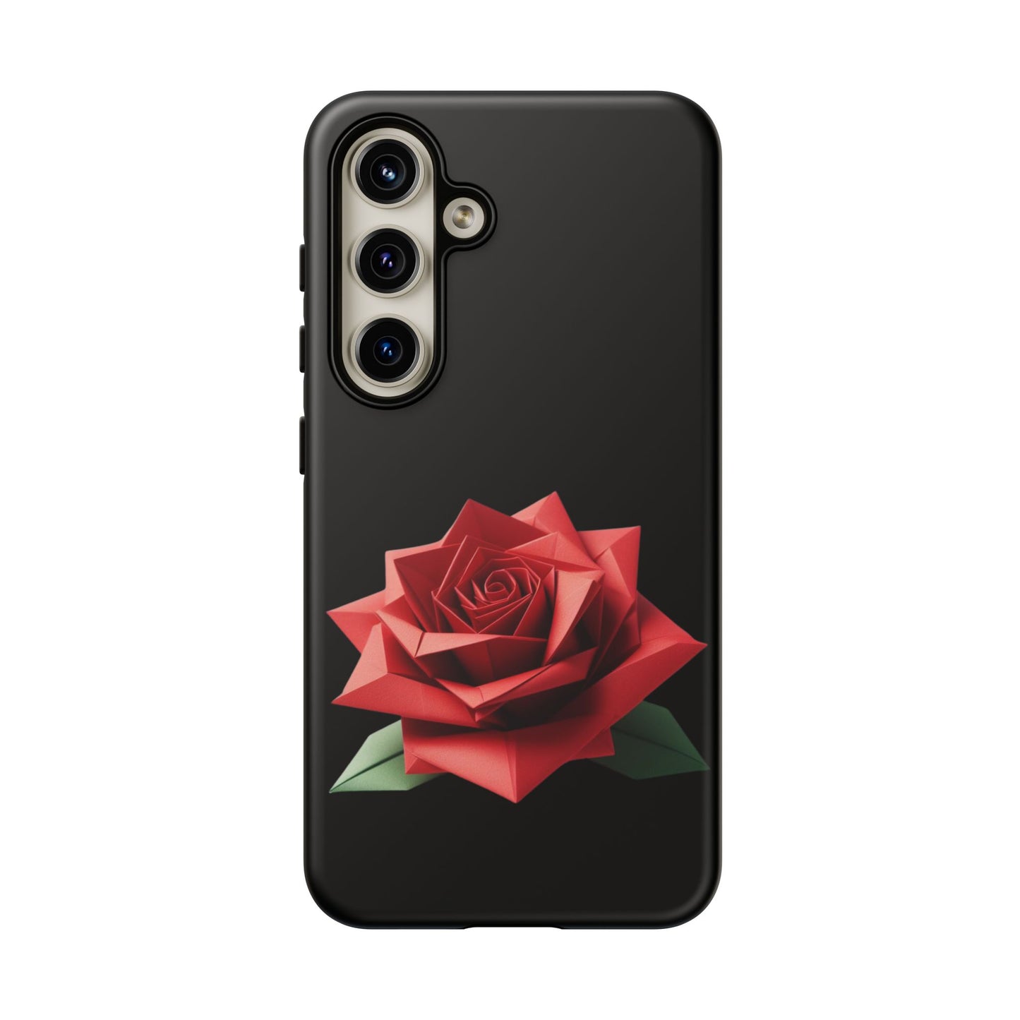 Origami Red Rose Tough Cases iPhone/Google/Samsung