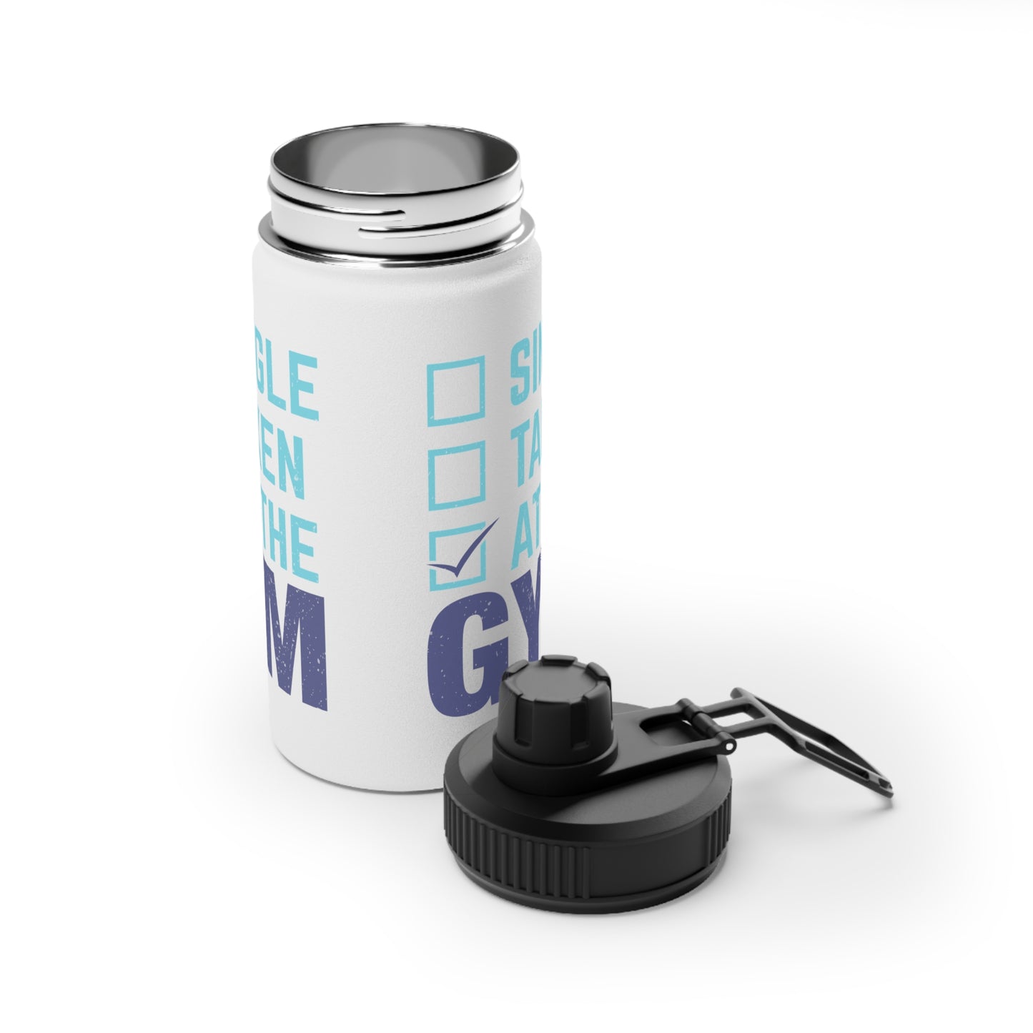 At The Gym Stainless Steel Sports Water Bottle - 3 sizes