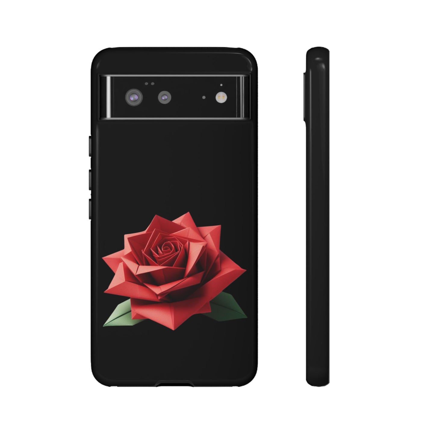 Origami Red Rose Tough Cases iPhone/Google/Samsung