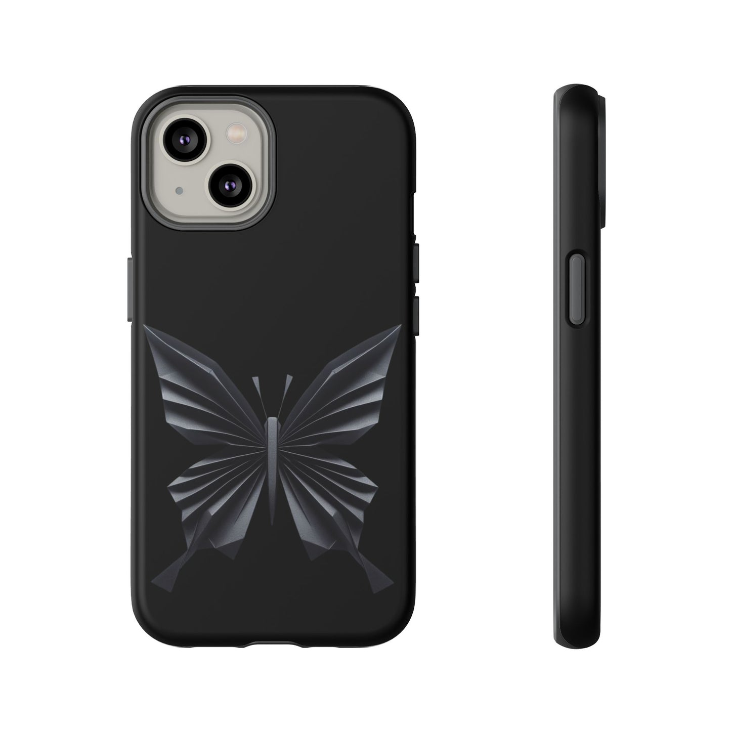 Origami Black Butterfly Tough Cases iPhone/Google/Samsung