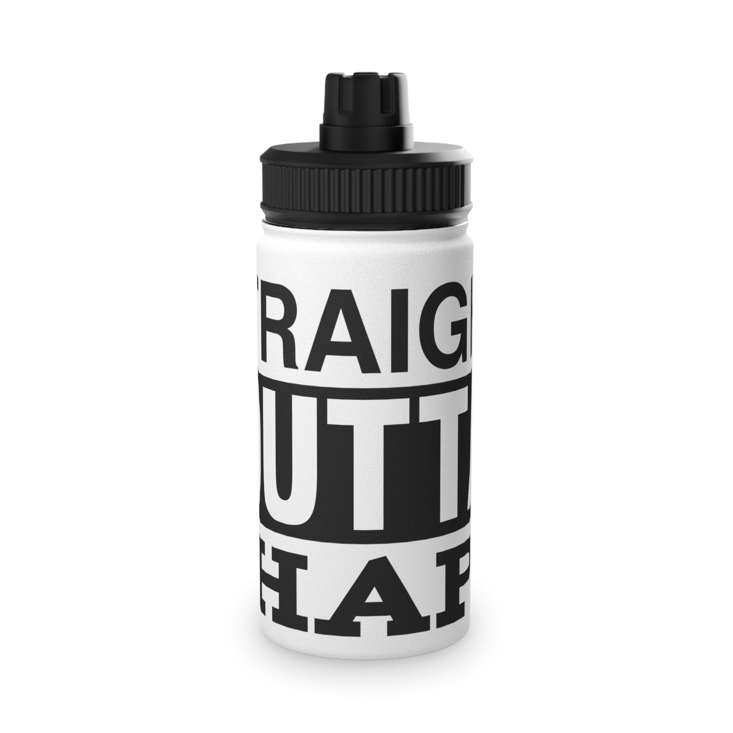 Straight Outta Shape Stainless Steel Sports Water Bottle - 3 sizes