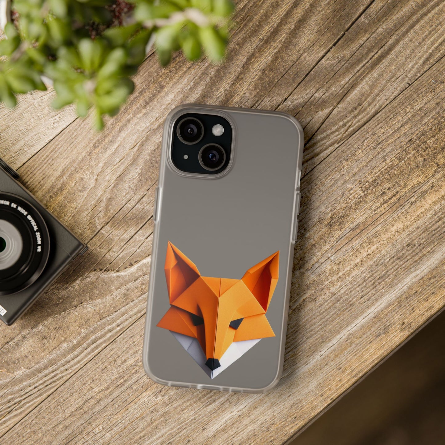 Origami Fox Flexi Cases