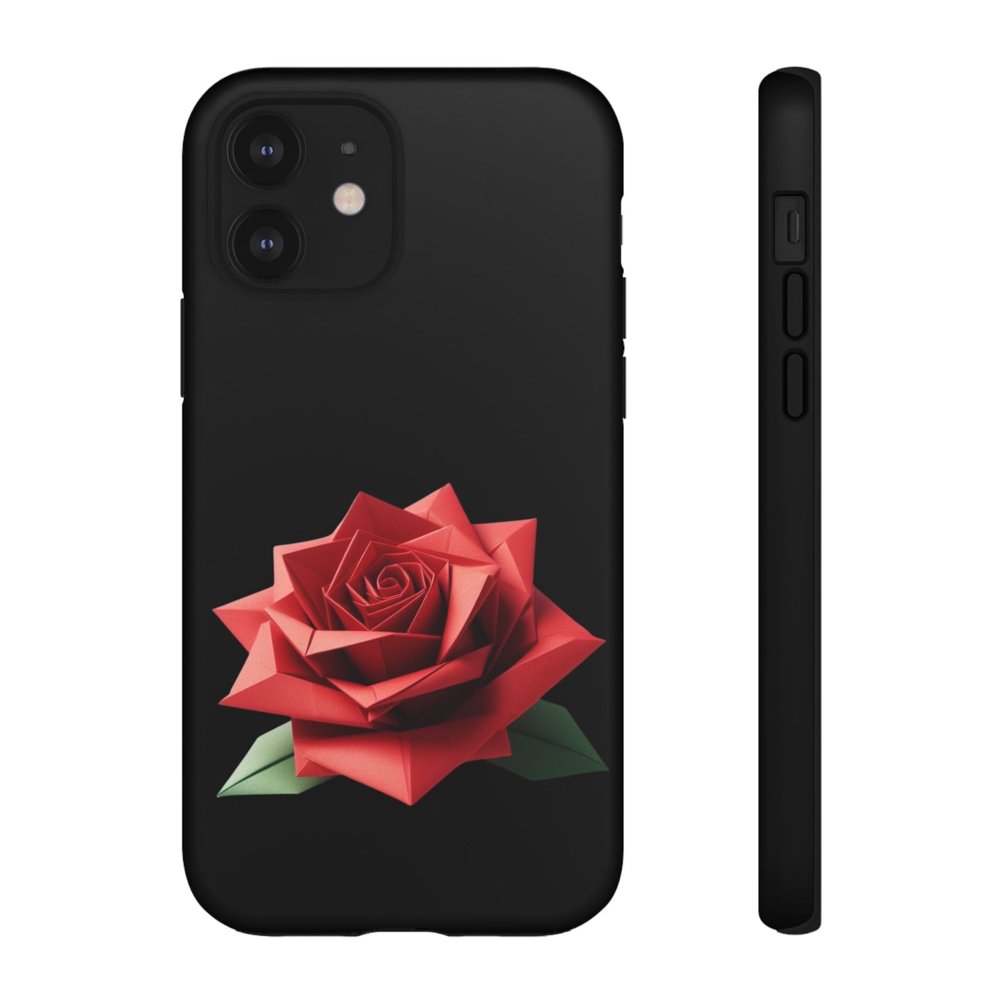 Origami Red Rose Tough Cases iPhone/Google/Samsung