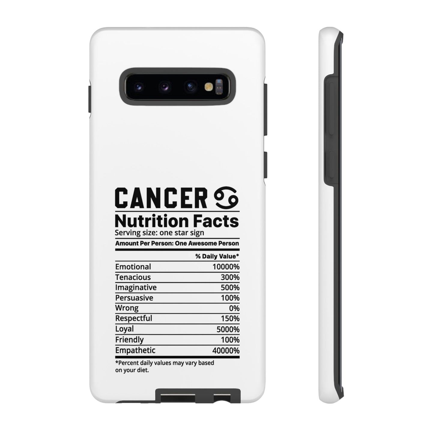 Cancer Nutrition Tough Cases - iPhone/Google/Samsung