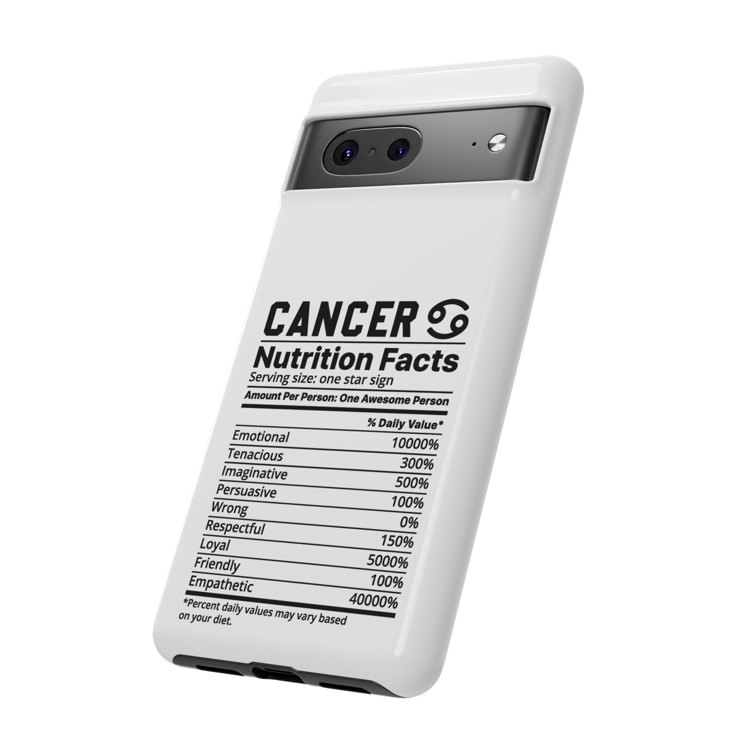 Cancer Nutrition Tough Cases - iPhone/Google/Samsung