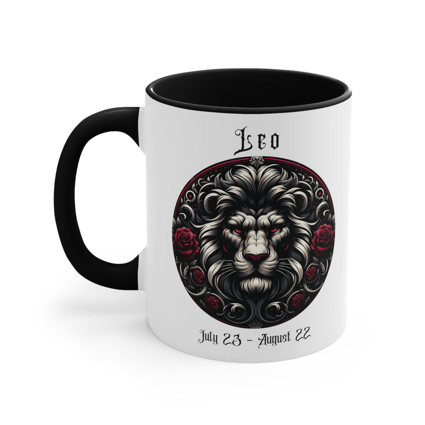 Gothic Leo Colorful Accent Mugs, 11oz