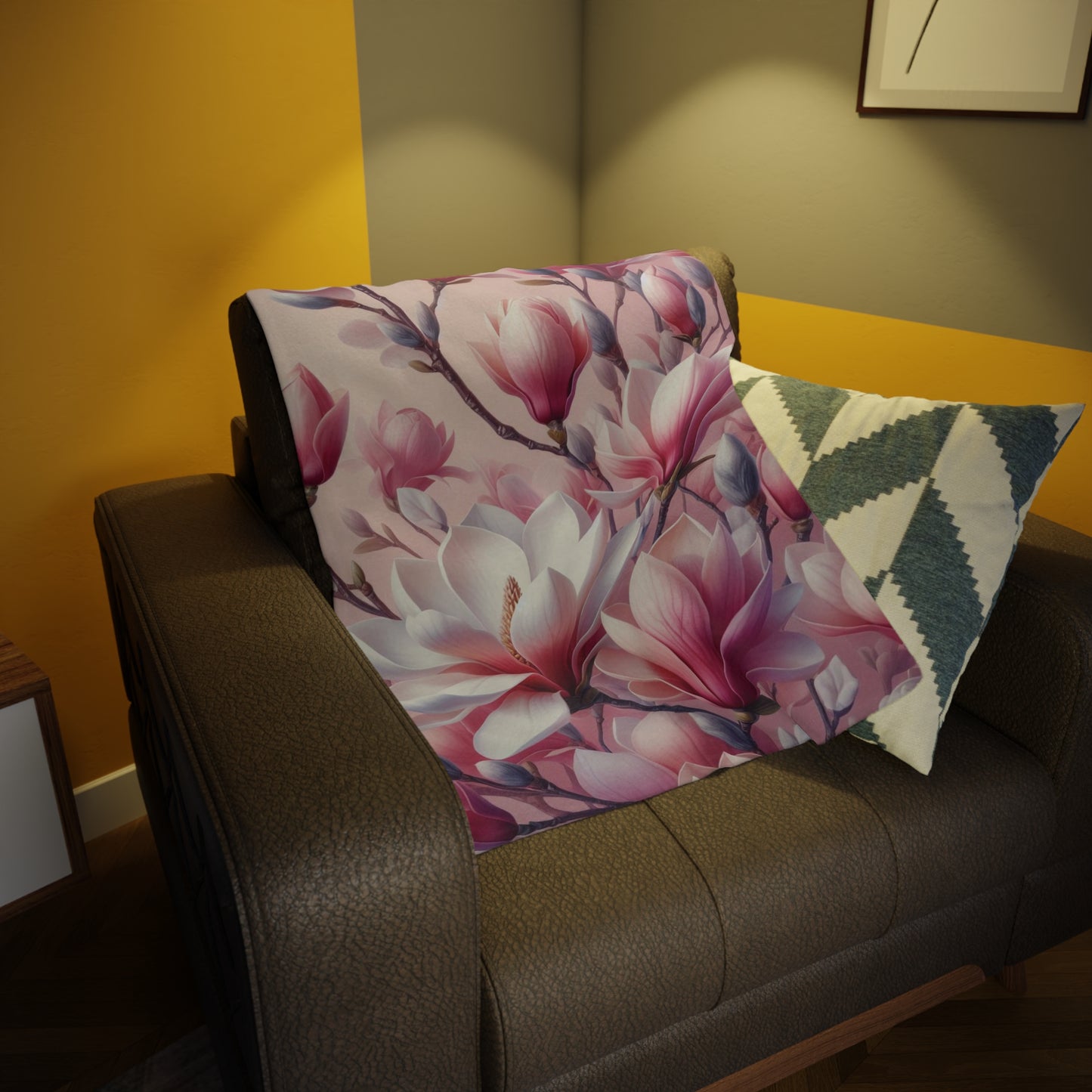 Magnolia Plush Fleece Blanket