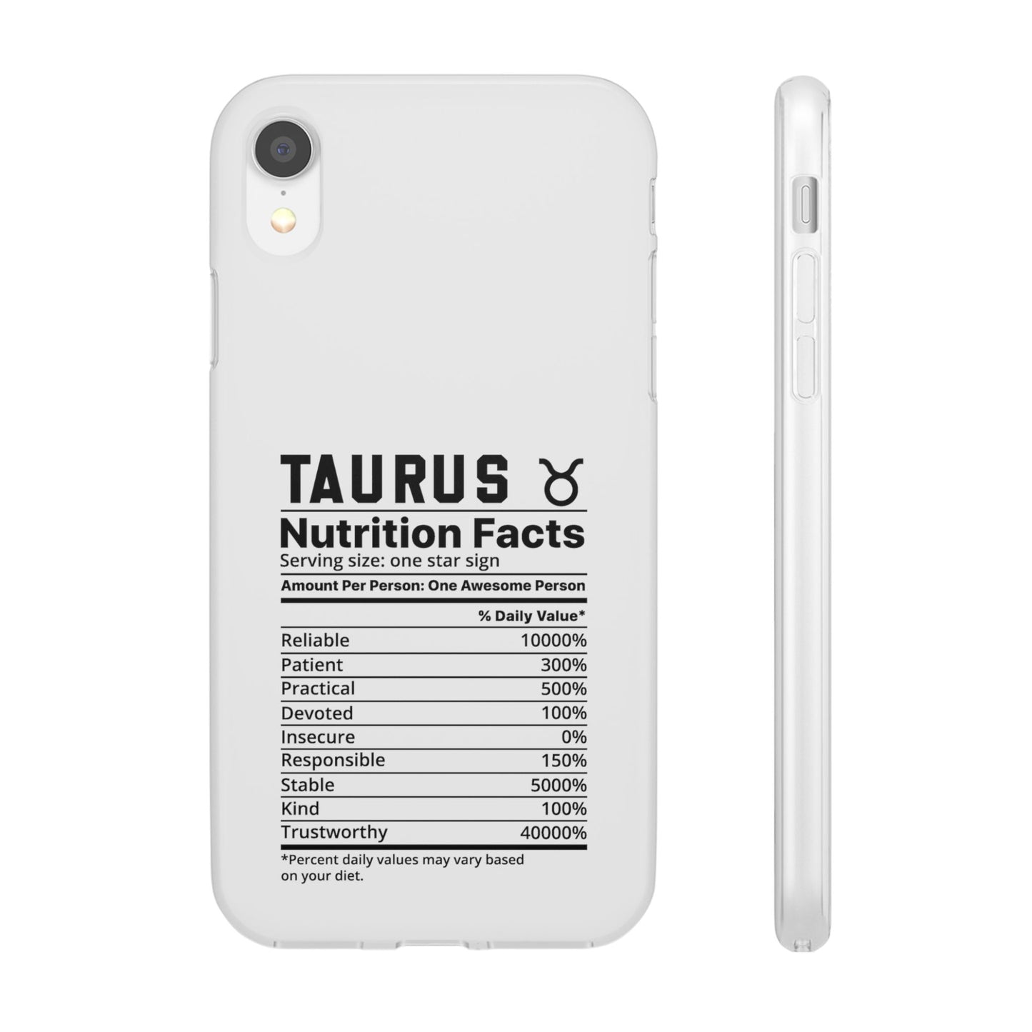 Taurus Nutrition Flexi Cases iPhone/Samsung with Gift Wrapping Option