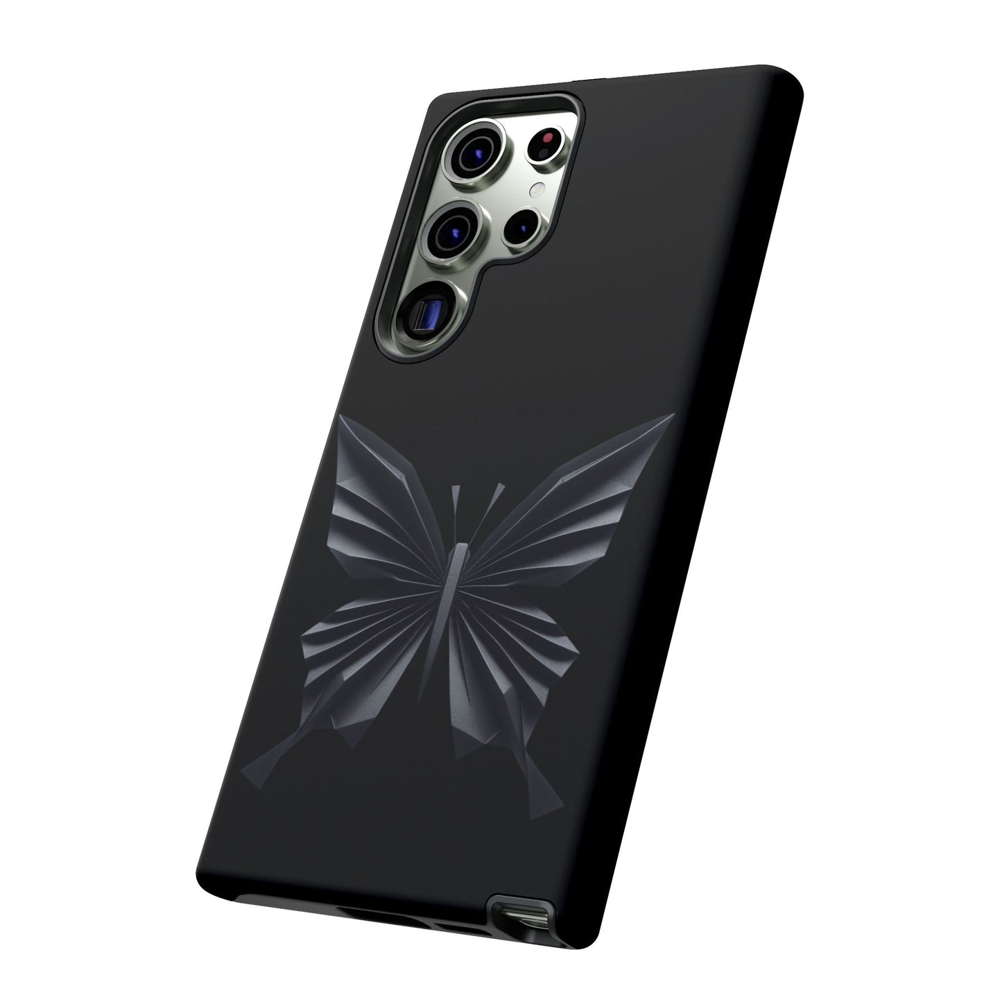 Origami Black Butterfly Tough Cases iPhone/Google/Samsung