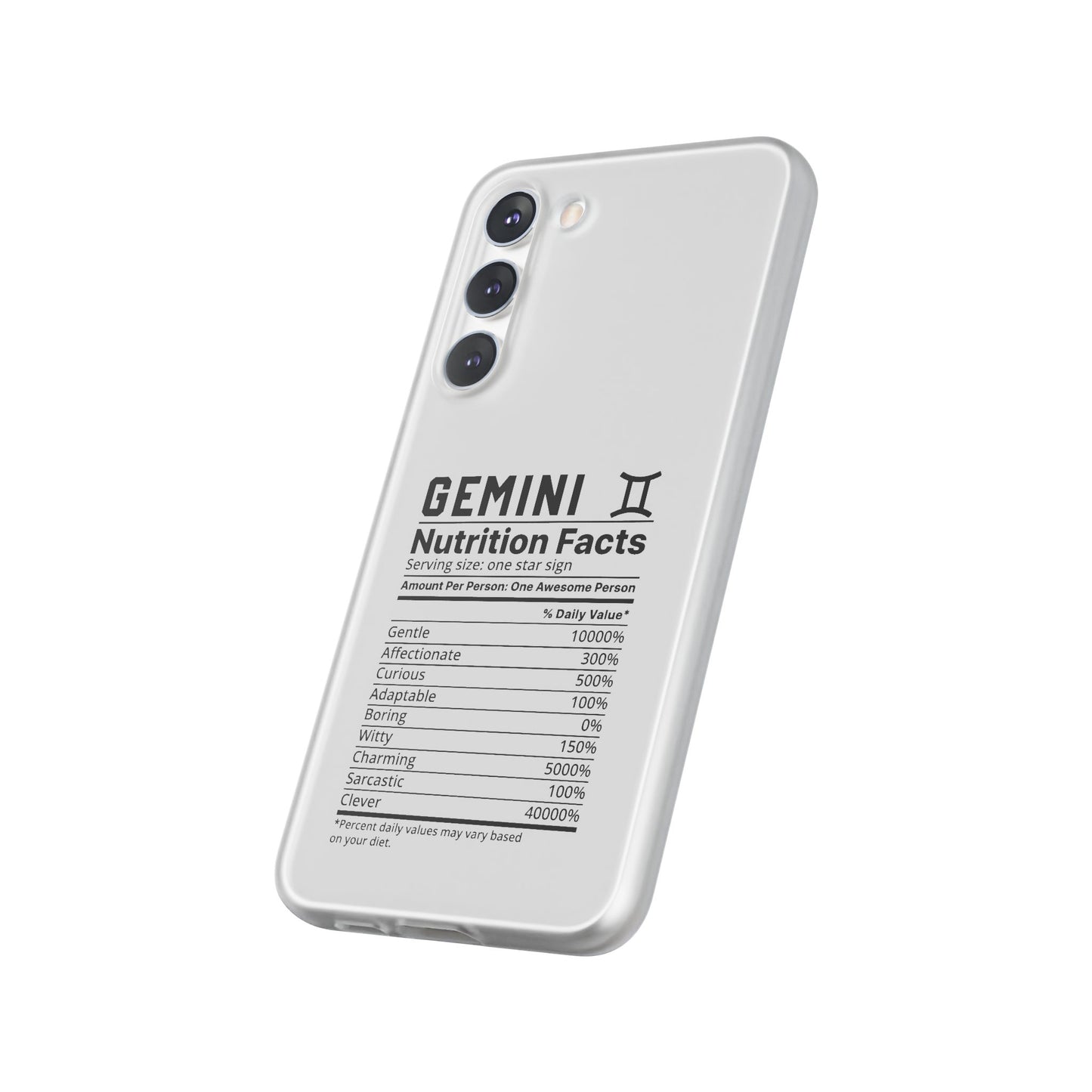 Gemini Nutrition Flexi Cases iPhone/Samsung with Gift Wrapping Option