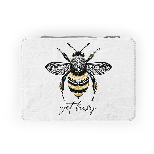 Get Busy Bee Paper Lunch Bag - white